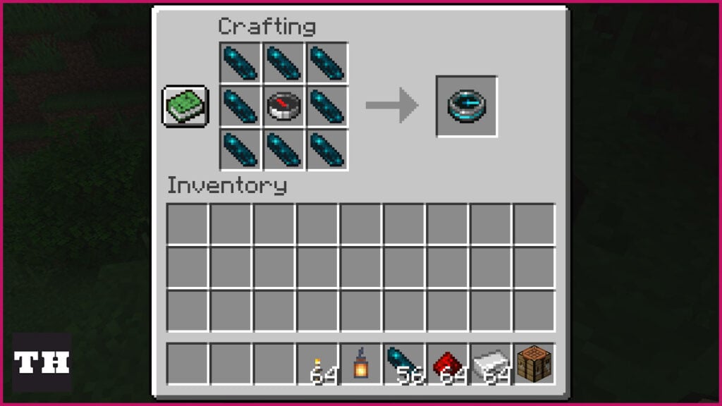 recovery compass minecraft recipe