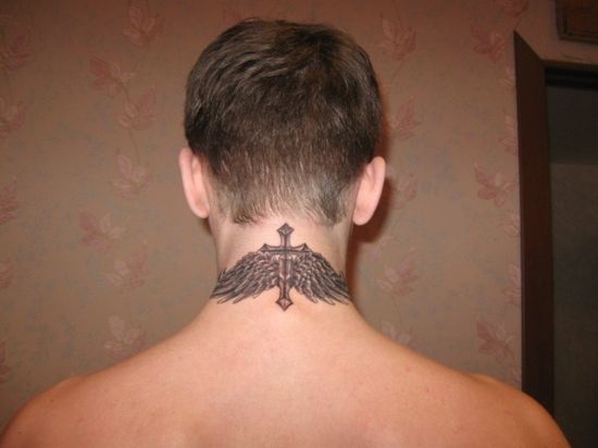 tattoos on the back of the neck for guys