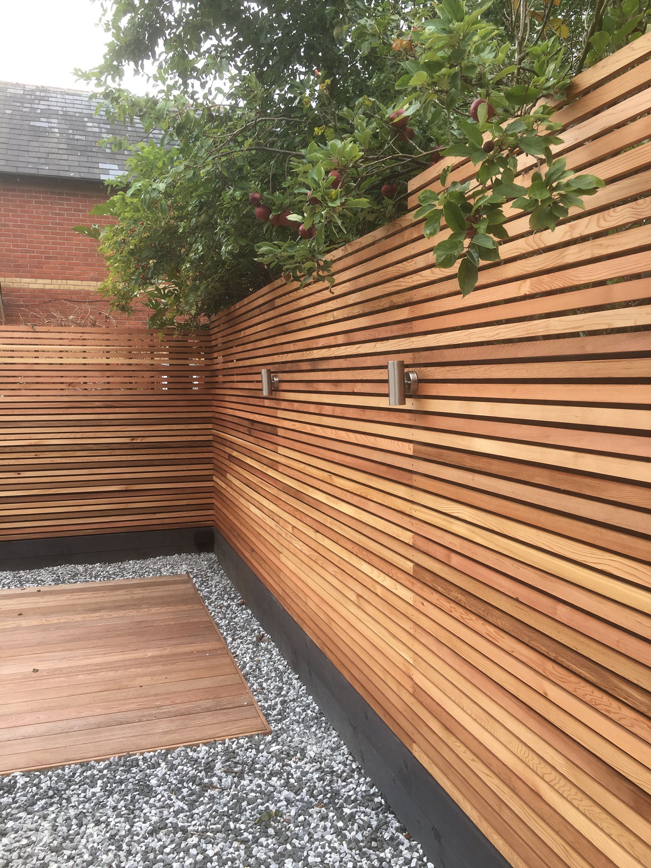 cedar fence slats