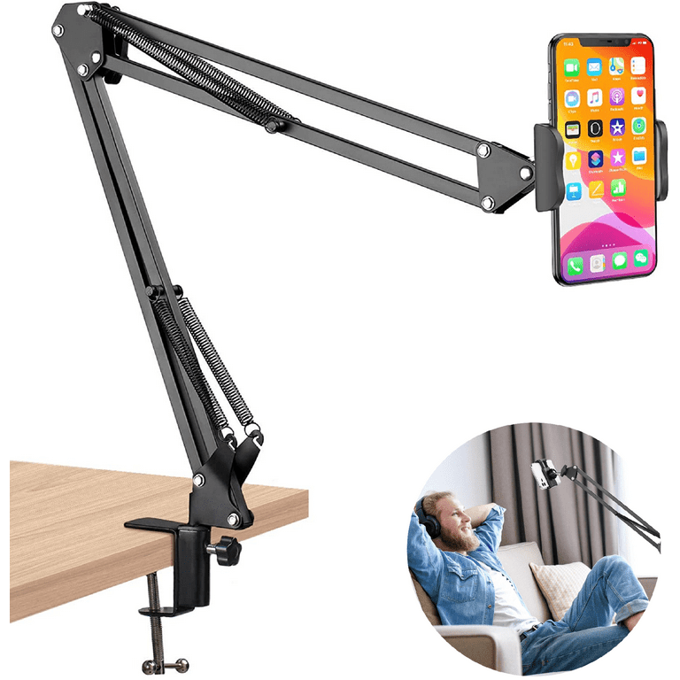 cell phone holder long arm