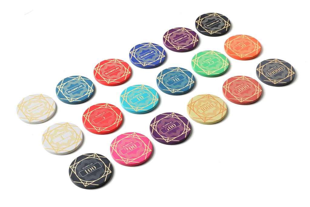 ceramic poker chips