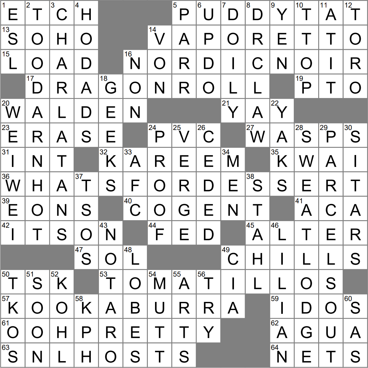 ceremony crossword clue