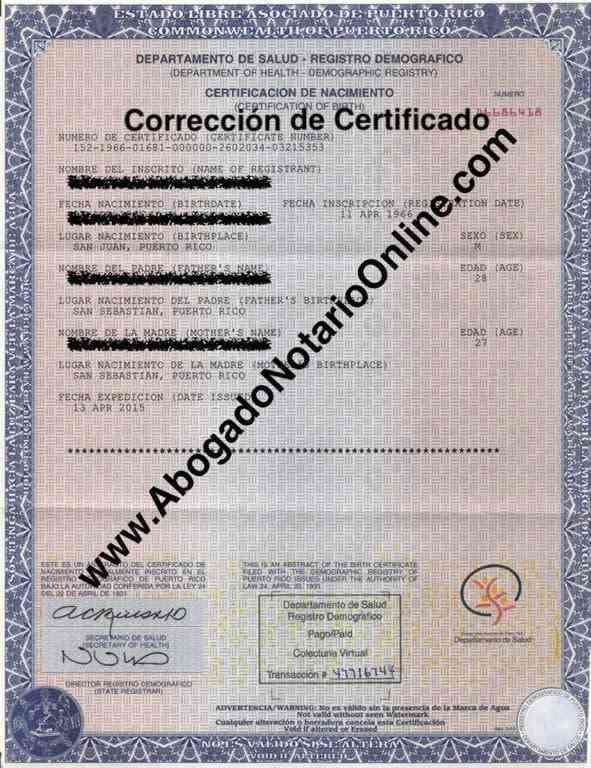 certificado de soltería puerto rico