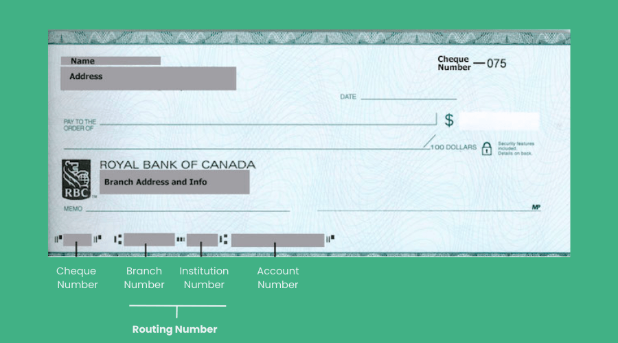 rbc bank code 4 digits