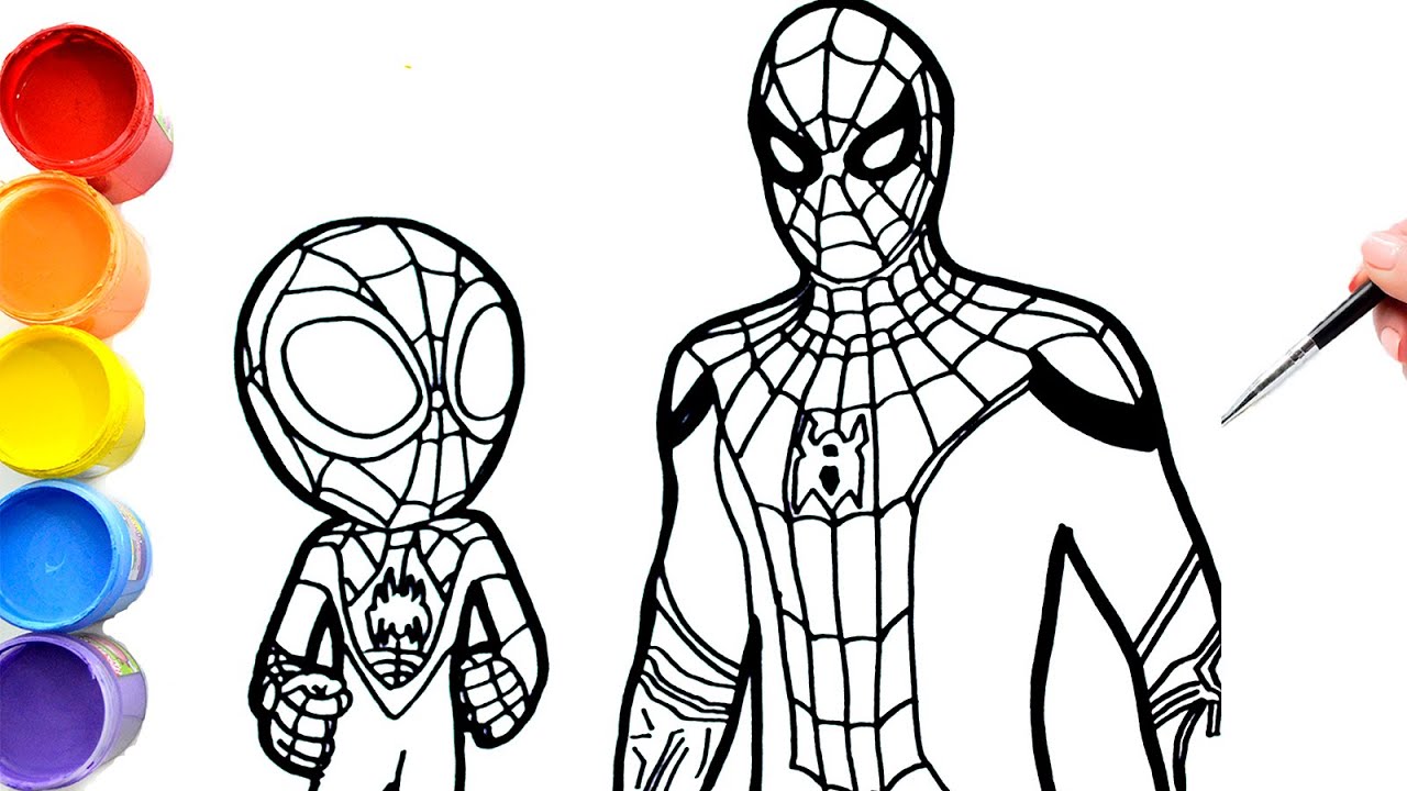 how to draw spin from spidey and his amazing friends