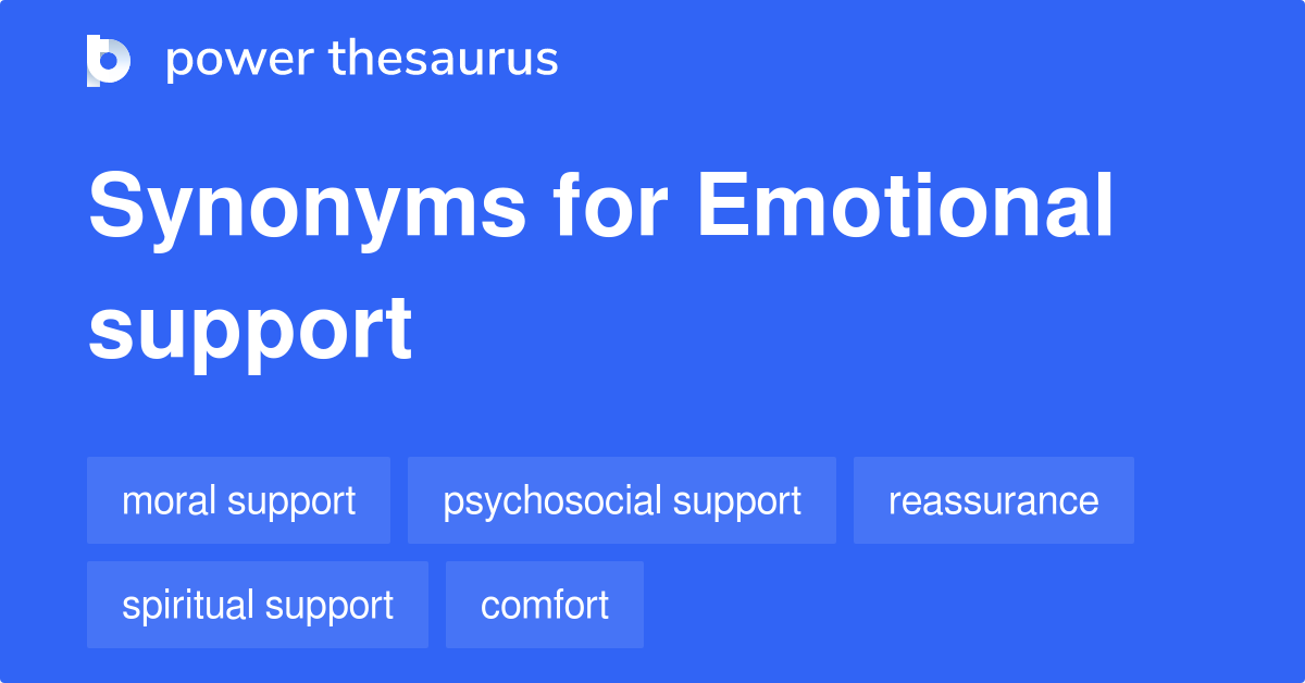 synonym emotional support
