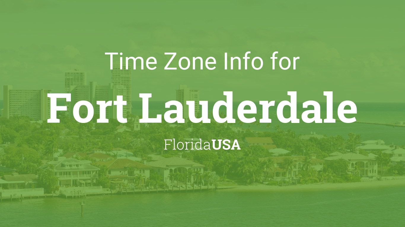 time zone in fort lauderdale florida