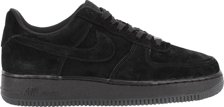 suede black air forces