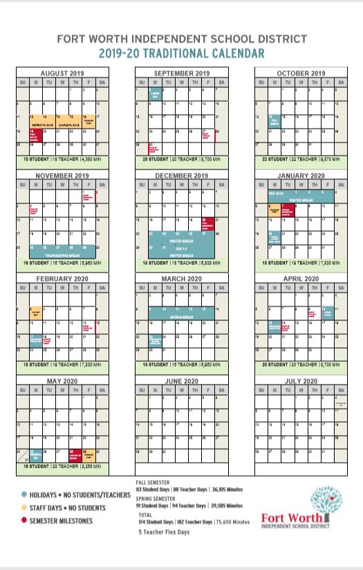 cfisd calender