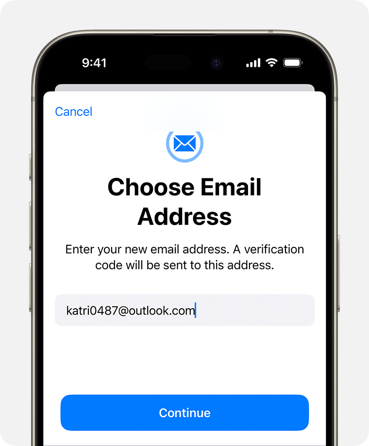 change apple id email