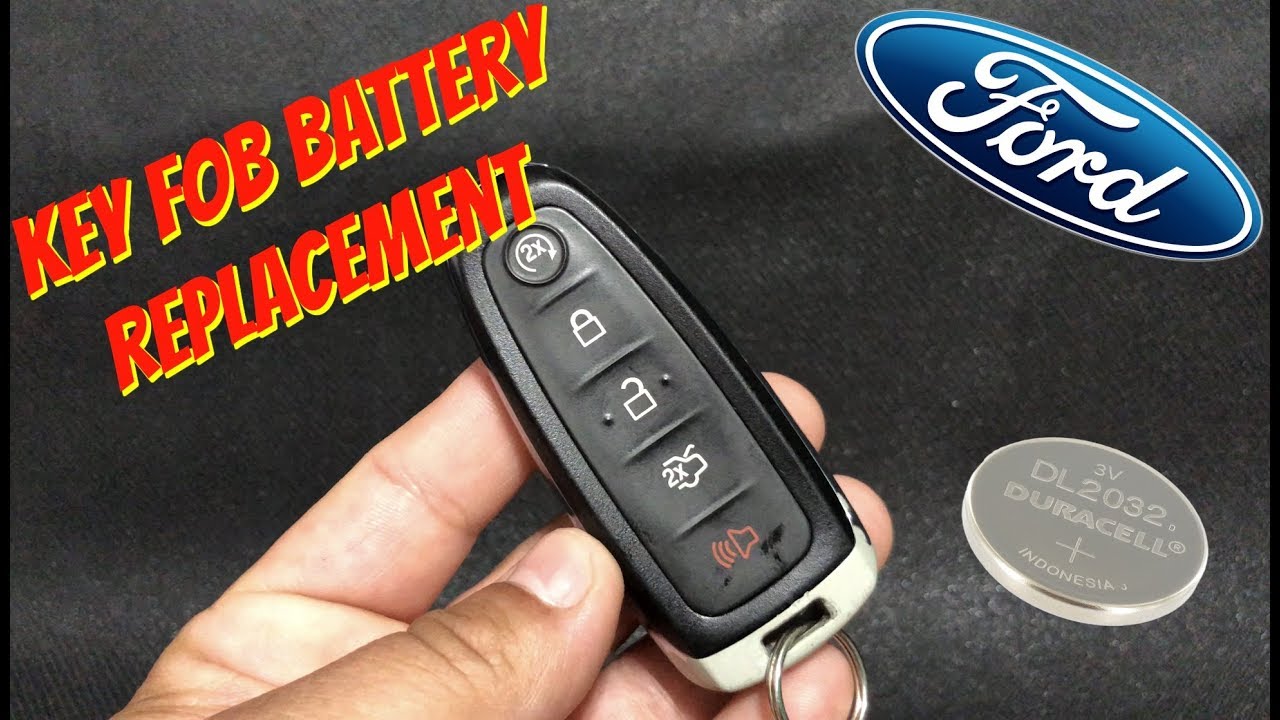 change battery in ford focus key