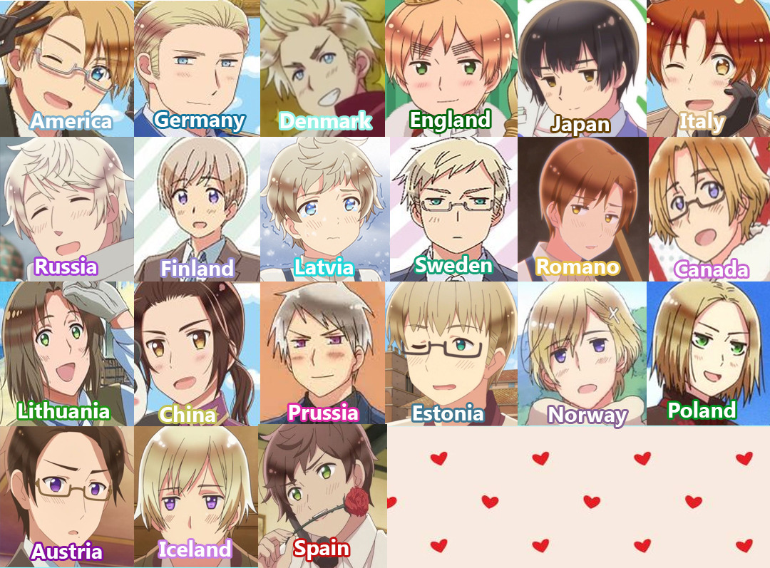 characters of hetalia