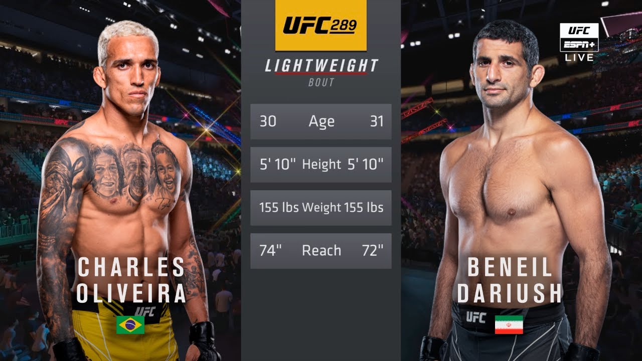 charles oliveira vs beneil dariush full fight