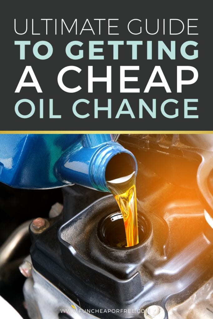 cheapest oil change near me