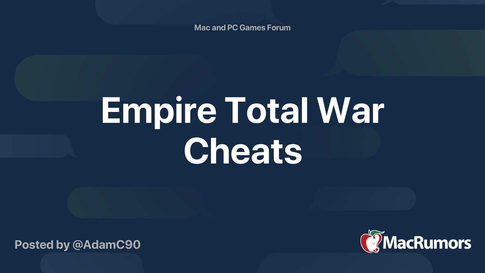 cheats for total war empire