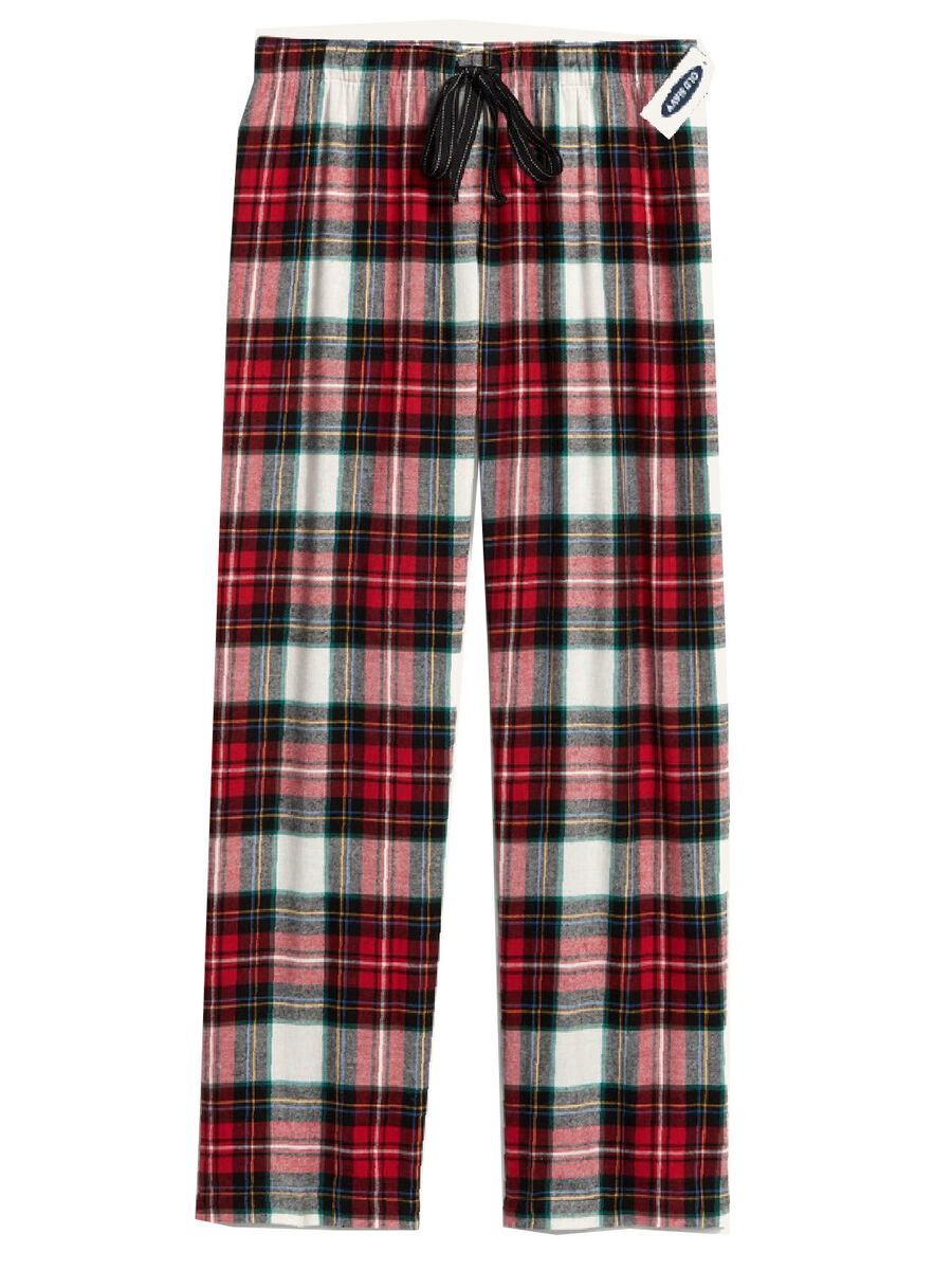 checked pj bottoms