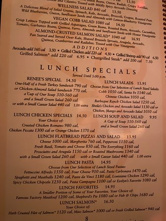 cheesecake factory menu