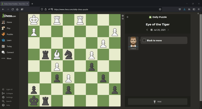 chess.com daily puzzle