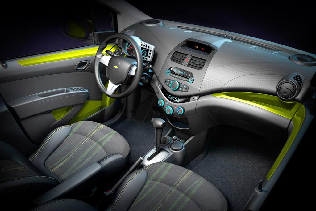 chevrolet spark interior 2010