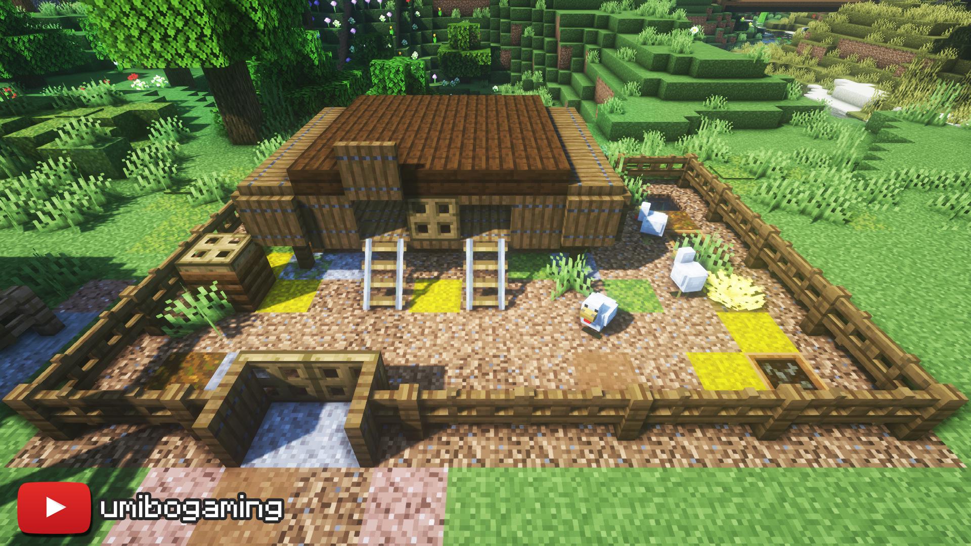 chicken coop minecraft