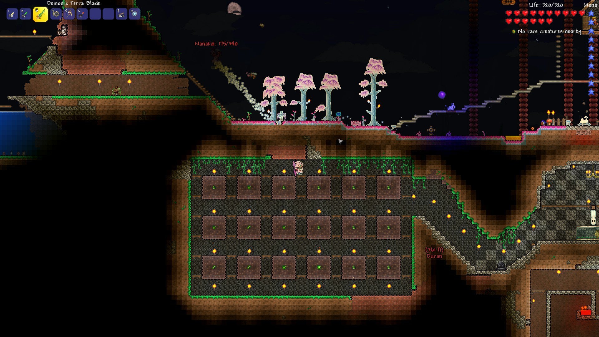 chlorophyte terraria