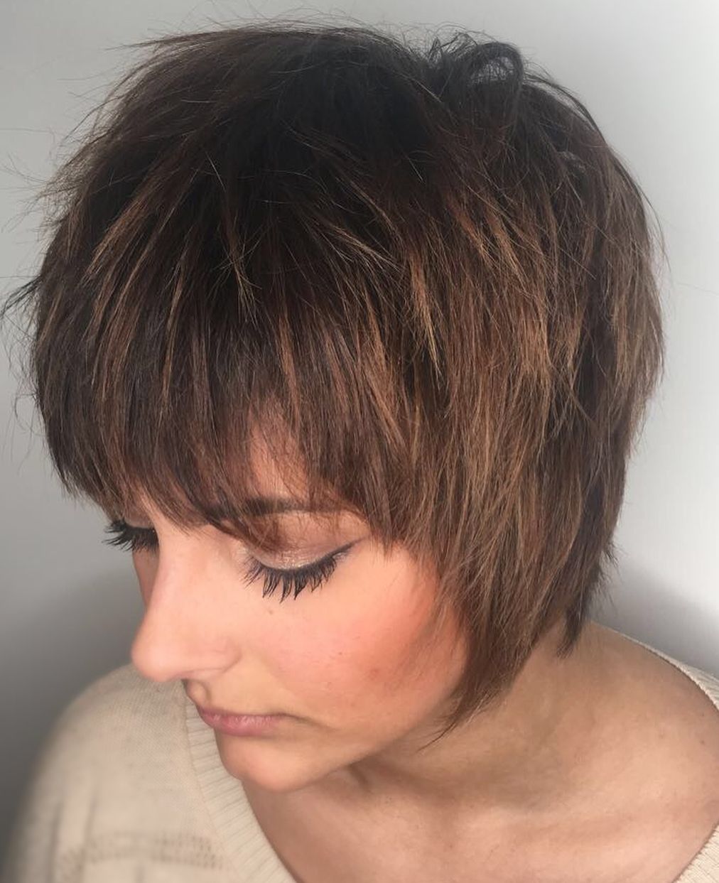 choppy edgy short shaggy cuts