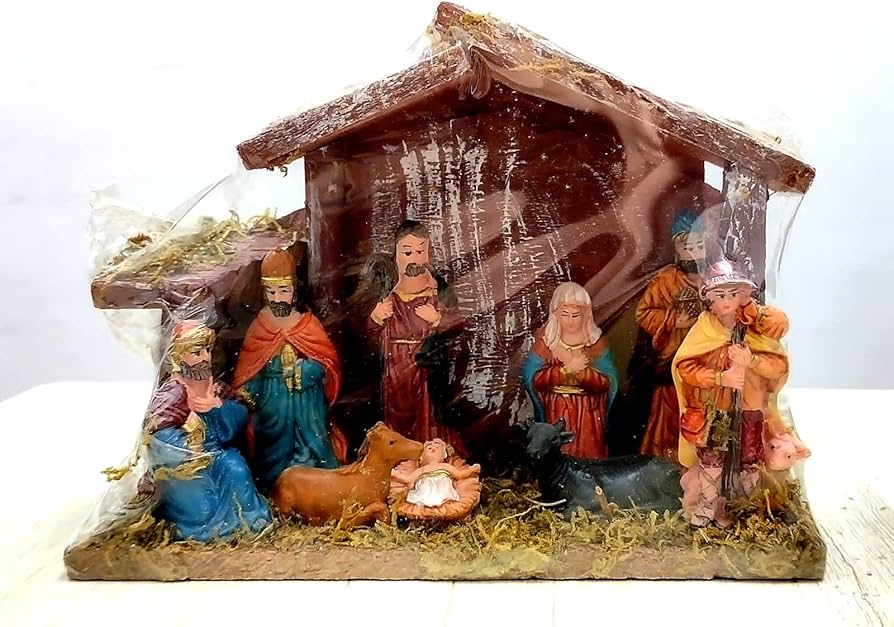 christmas crib nativity set