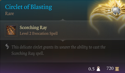 circlet of blasting