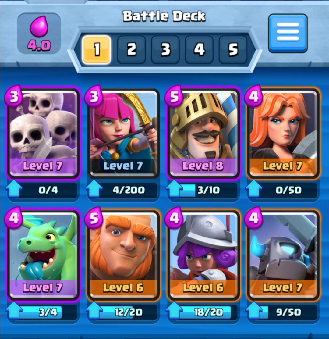 clash royal best arena 4 deck