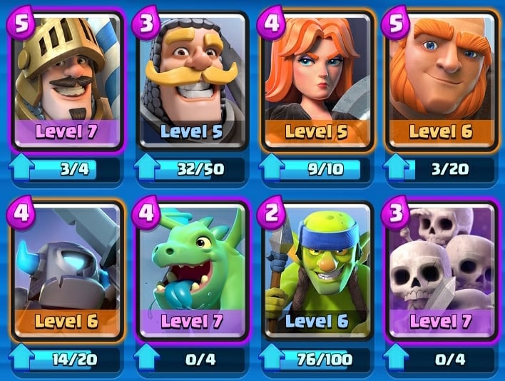 clash royale 2 arena deck