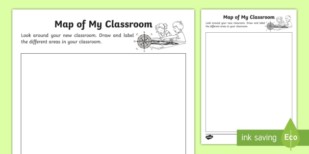 classroom map worksheet