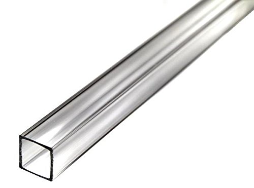 clear plastic square tubing