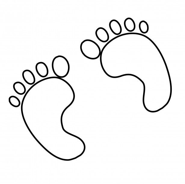 clip art foot prints