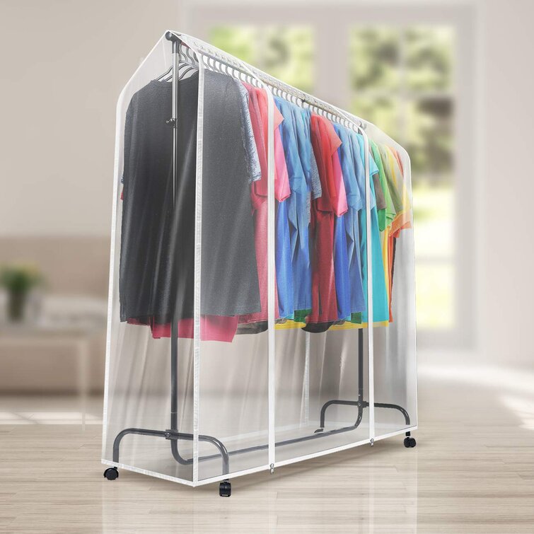 cloth hanger stand with cover