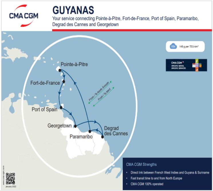 cma cgm routing finder