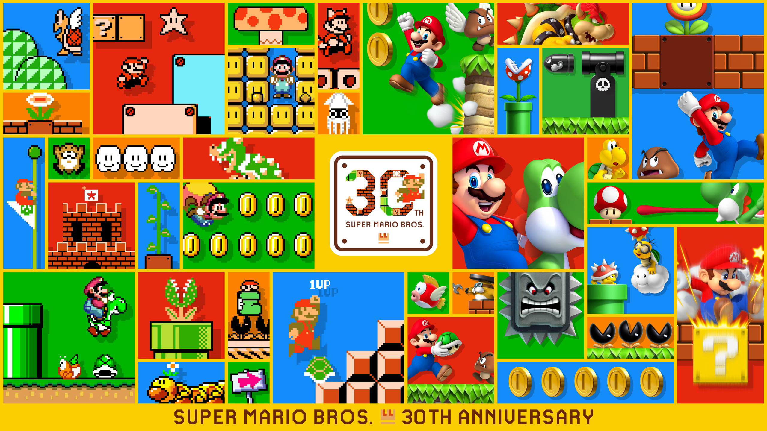 collage de mario bros