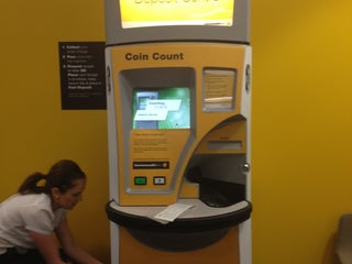 commonwealth bank coin counting machine locations