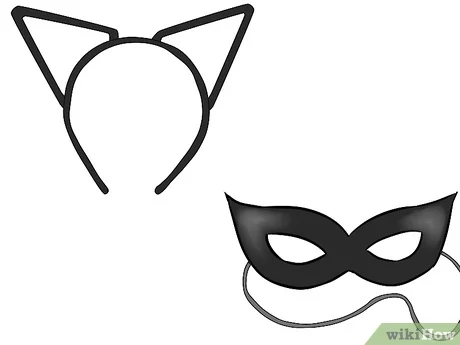 como hacer mascara de catwoman