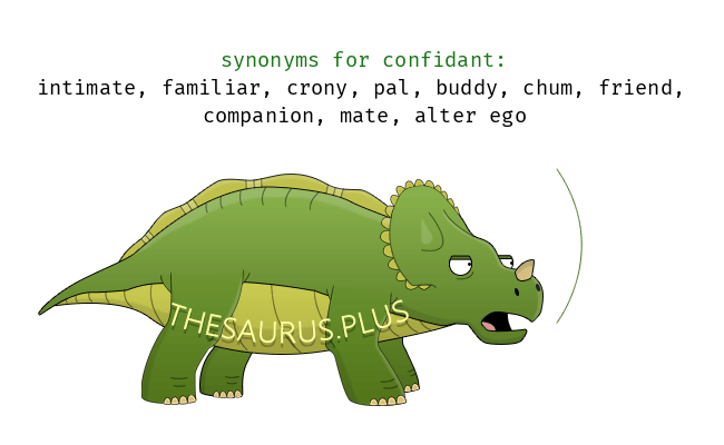 confidant thesaurus