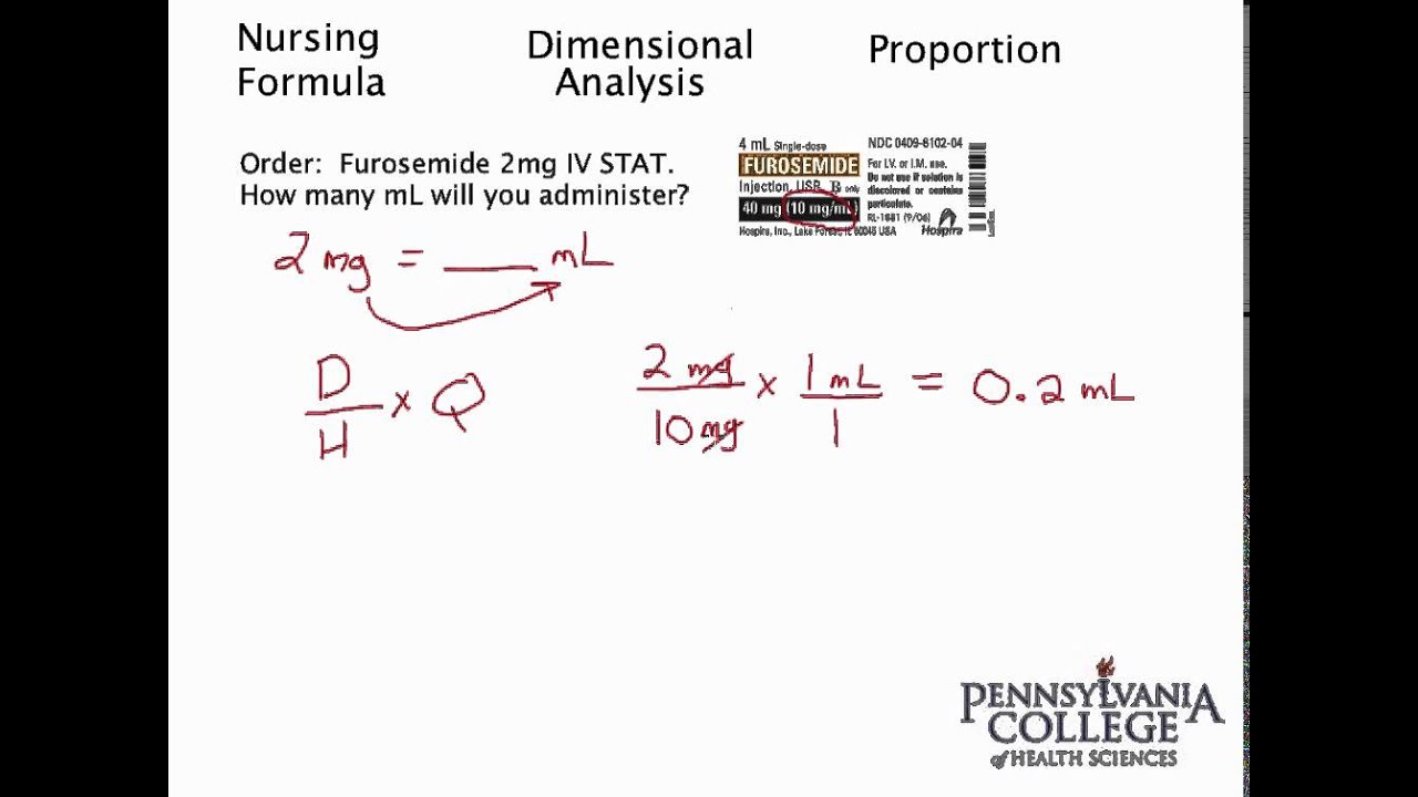 conversion from milligrams to milliliters