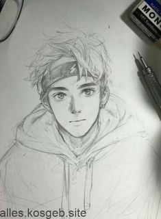 cool boy sketch