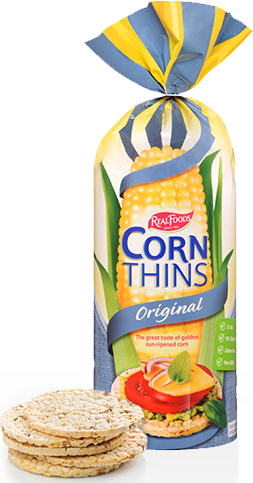 corn thins calories