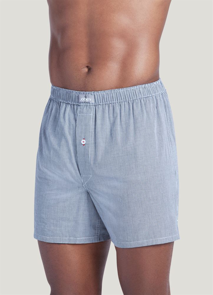 cotton woven boxer shorts