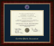 cpa license frame