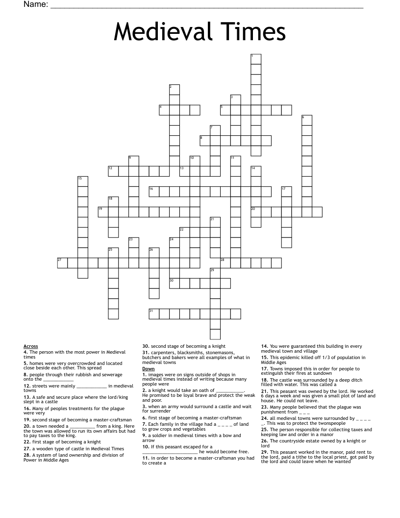 craftsman crossword clue