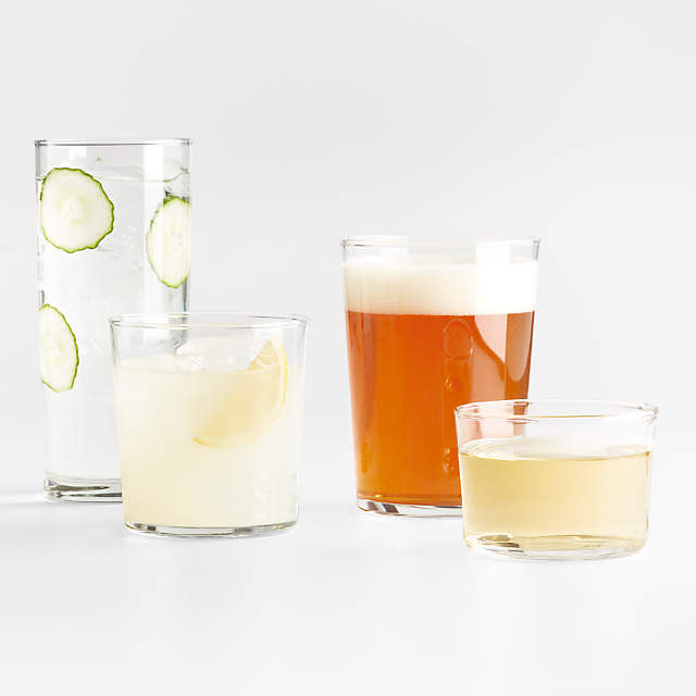 crate and barrel glassware