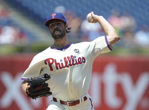 cream color phillies jersey