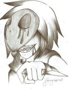 creepypasta drawings in pencil