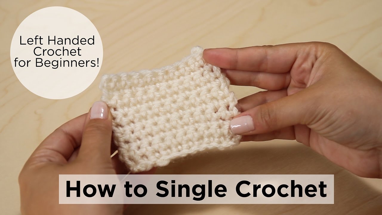 crochet for left handed beginners