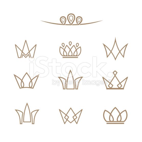 crown tattoo minimalist